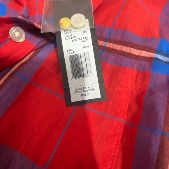 Marc By Marc Jacobs Japanese Fabric Shrunken Fit Button Up Shirt Men XS - Picture 7 of 9